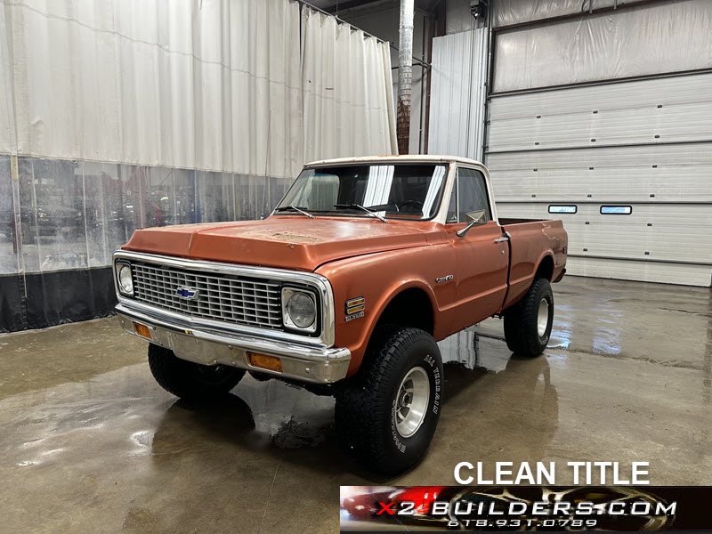 1972 Chevrolet C-10 4X4 CLEAN TITLE